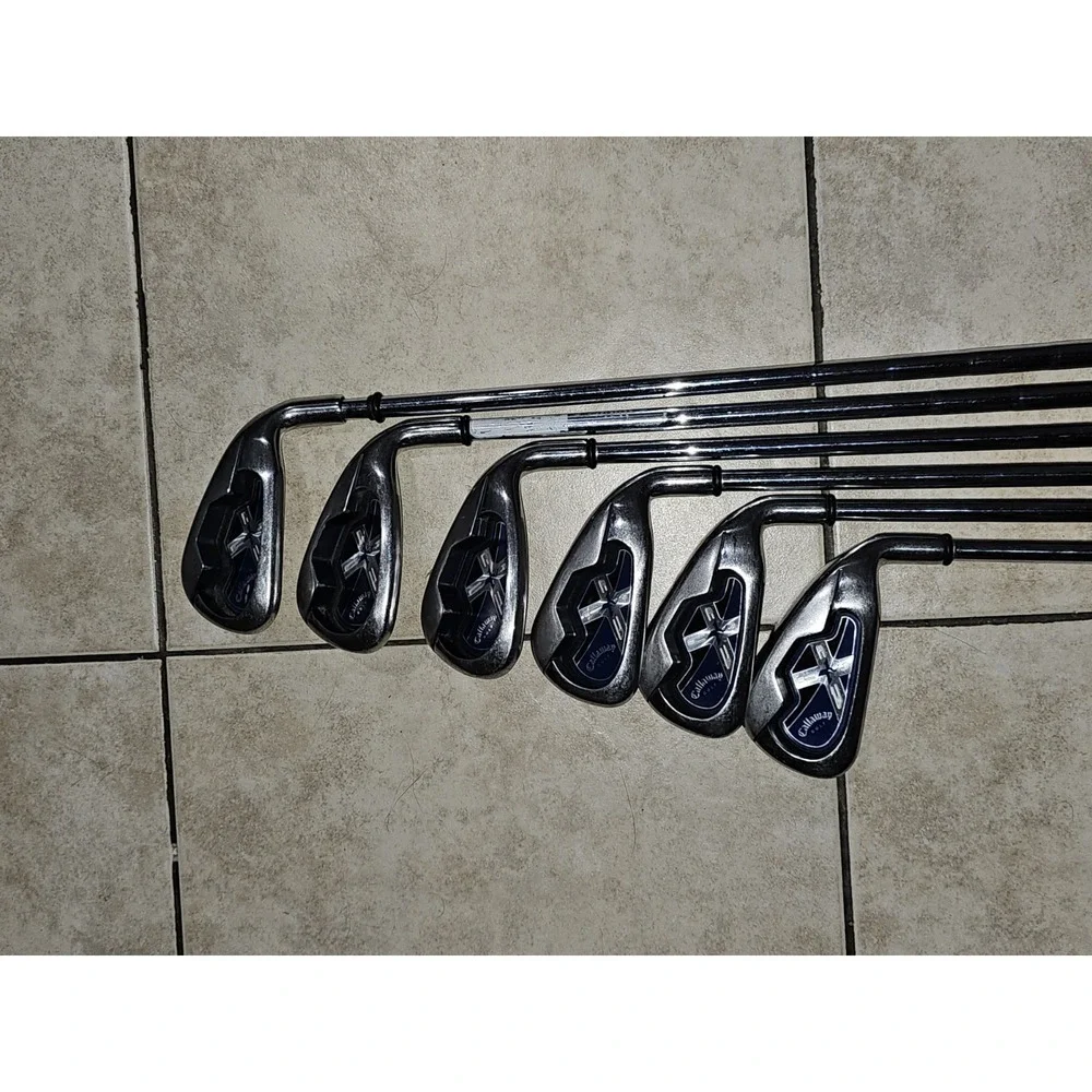 Callaway X18 Iron Set 4-pw With Uniflex With Good Grips 6 Clubs